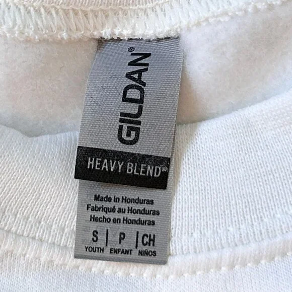 Taylor Swift White Eras Tour Crewneck Sweatshirt in YOUTH Size SMALL - NWOT New! - Picture 5 of 5